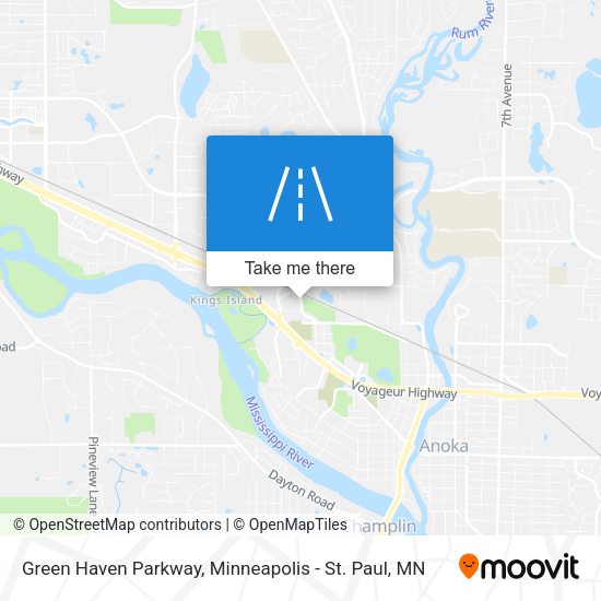 Green Haven Parkway map
