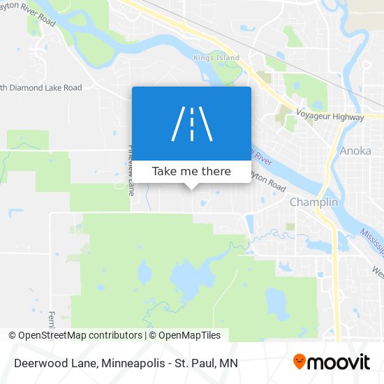 Deerwood Lane map
