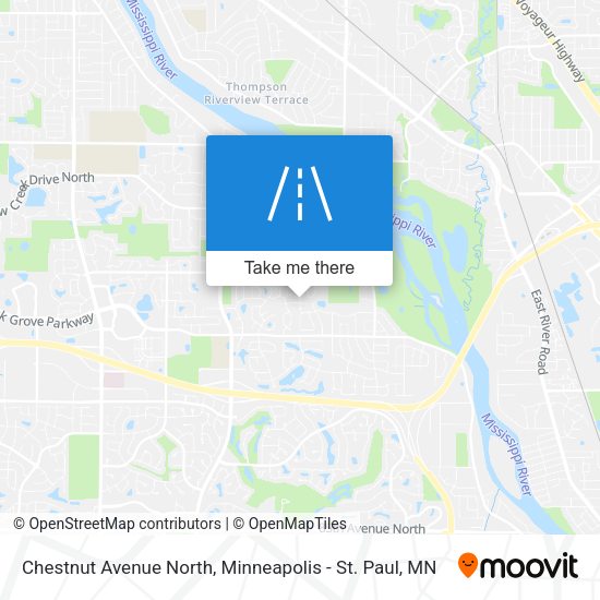 Chestnut Avenue North map