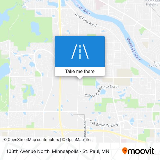 Mapa de 108th Avenue North