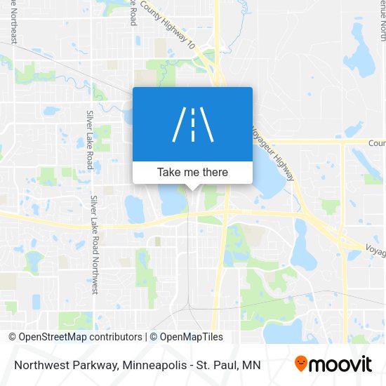Northwest Parkway map