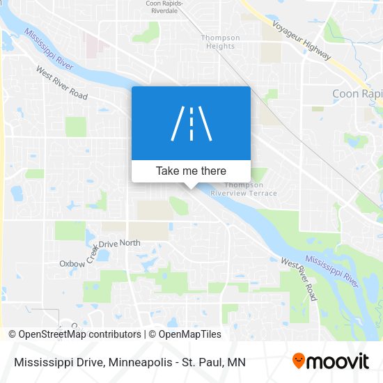 Mississippi Drive map