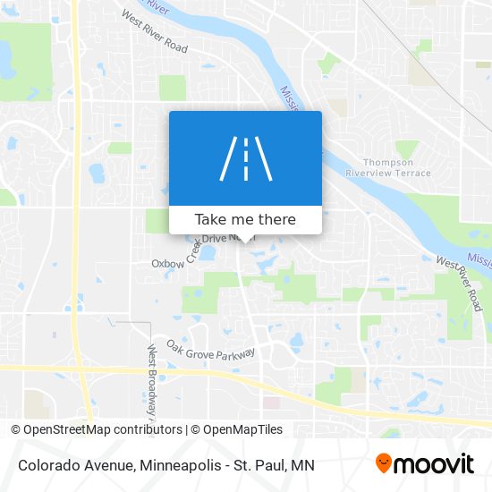 Mapa de Colorado Avenue