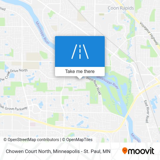 Chowen Court North map