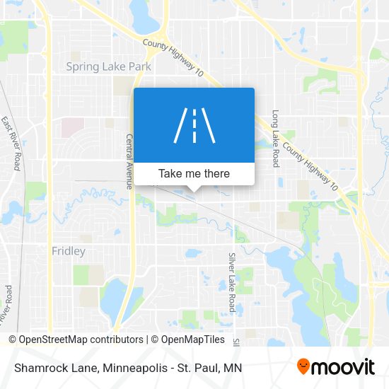 Shamrock Lane map