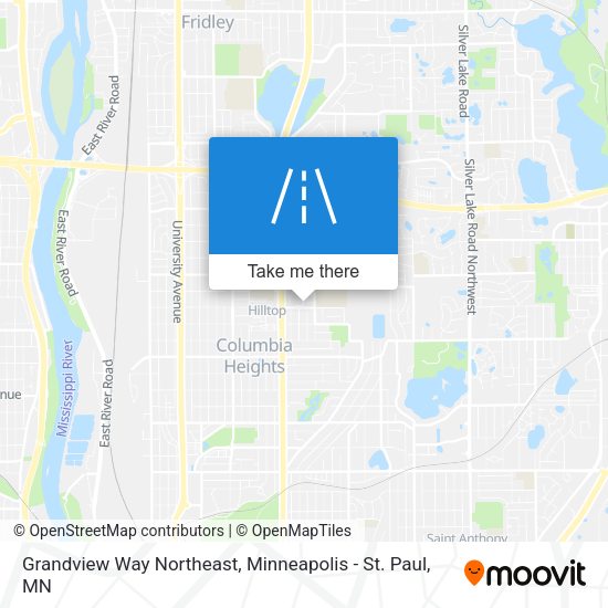 Grandview Way Northeast map