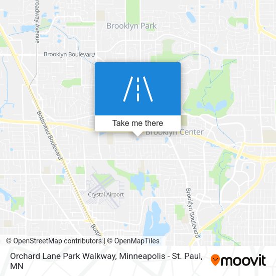Orchard Lane Park Walkway map