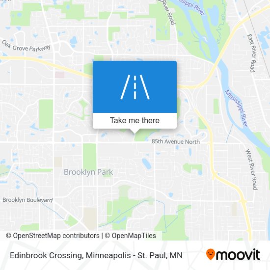 Mapa de Edinbrook Crossing