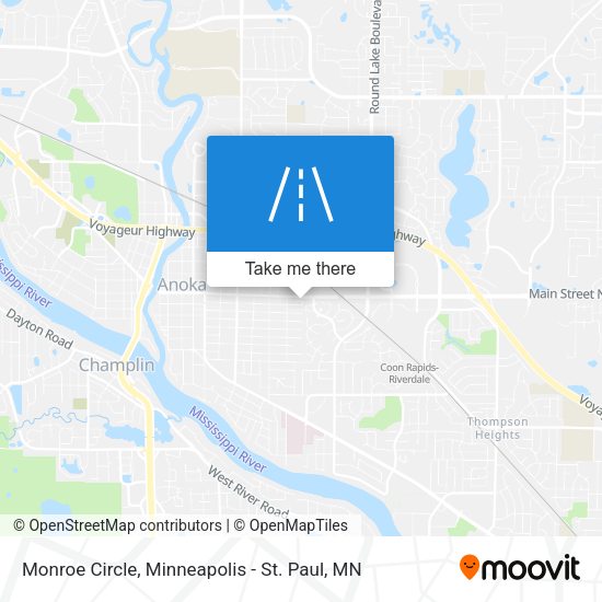 Monroe Circle map