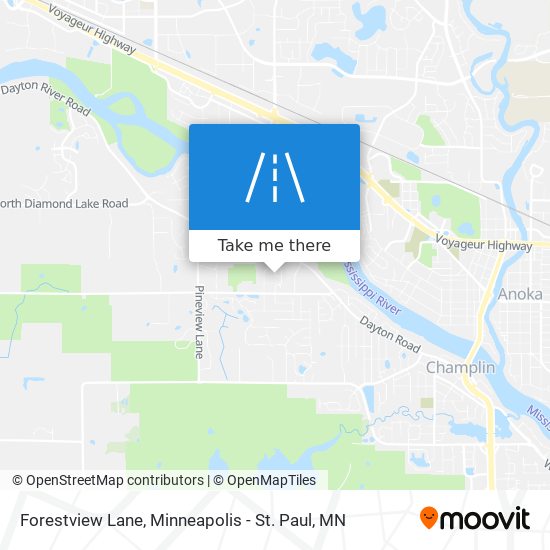 Mapa de Forestview Lane