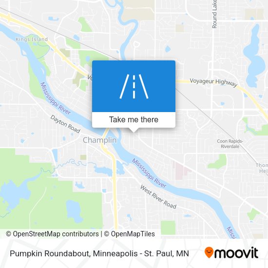 Pumpkin Roundabout map