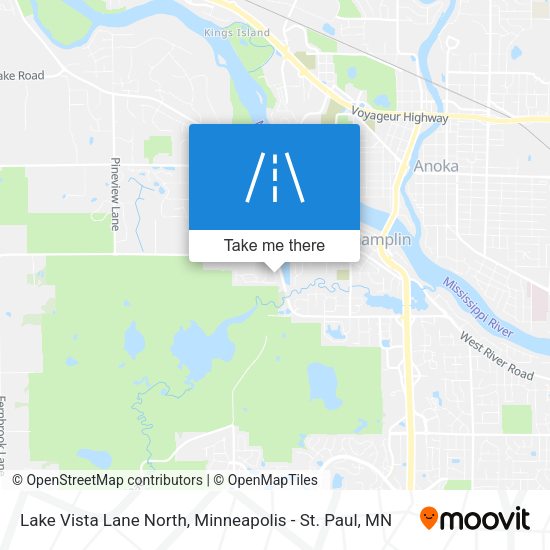 Mapa de Lake Vista Lane North