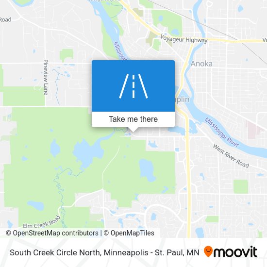 South Creek Circle North map