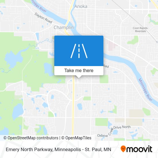 Emery North Parkway map