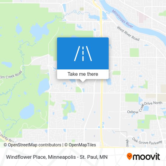 Mapa de Windflower Place