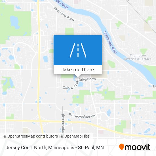 Mapa de Jersey Court North