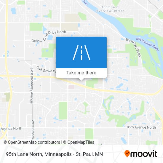 Mapa de 95th Lane North