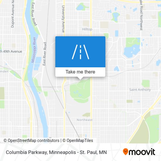 Columbia Parkway map
