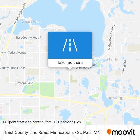 Mapa de East County Line Road
