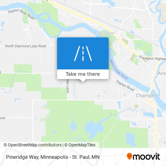 Pineridge Way map