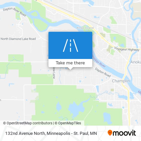 Mapa de 132nd Avenue North