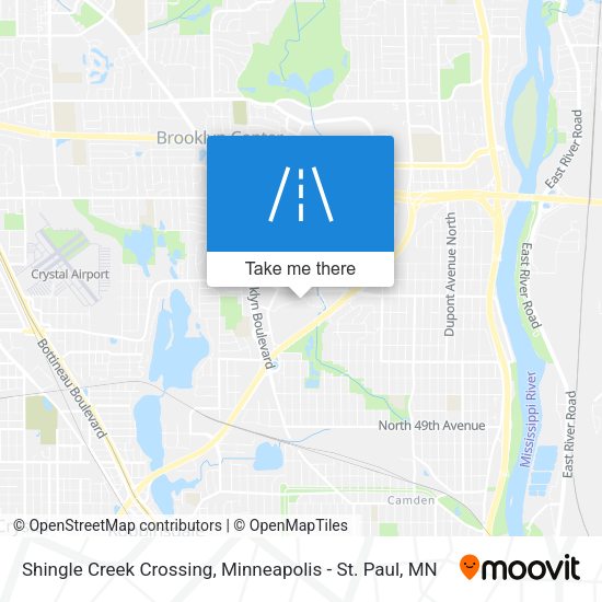 Shingle Creek Crossing map