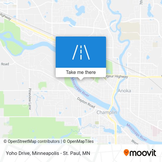 Yoho Drive map
