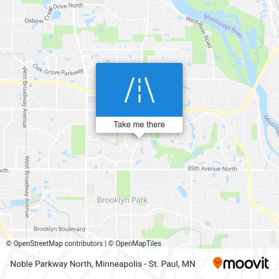 Noble Parkway North map