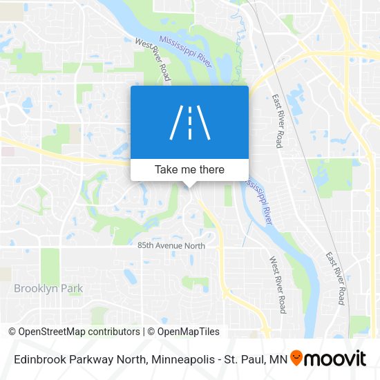 Mapa de Edinbrook Parkway North
