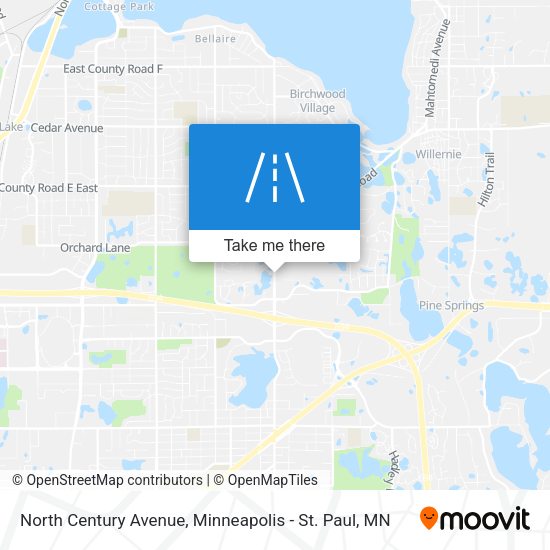 North Century Avenue map