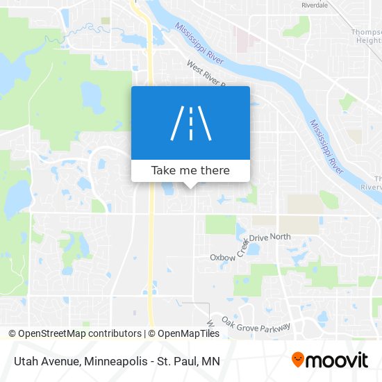 Utah Avenue map
