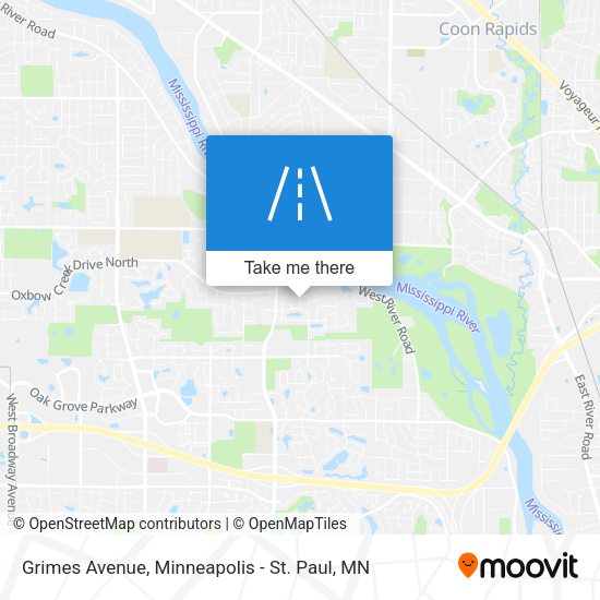 Mapa de Grimes Avenue