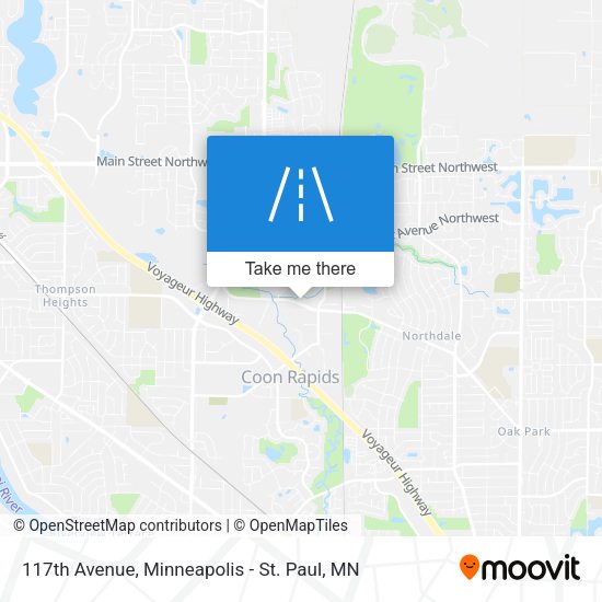117th Avenue map