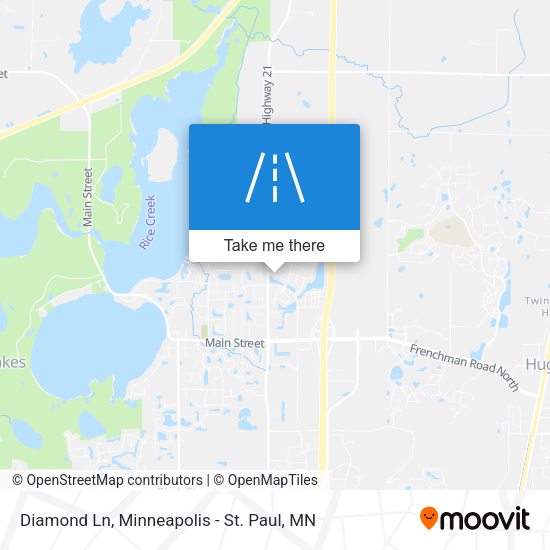 Diamond Ln map