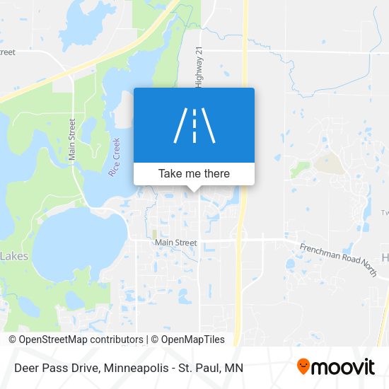 Deer Pass Drive map
