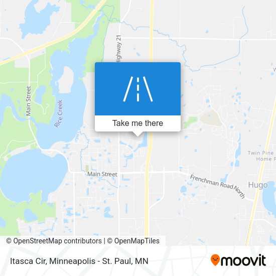 Itasca Cir map
