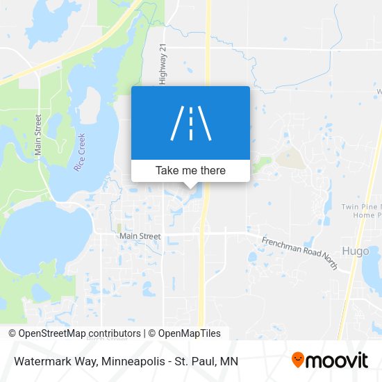 Mapa de Watermark Way