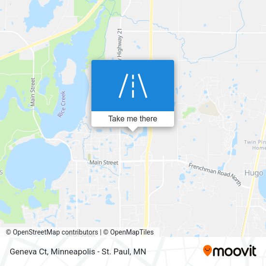 Geneva Ct map