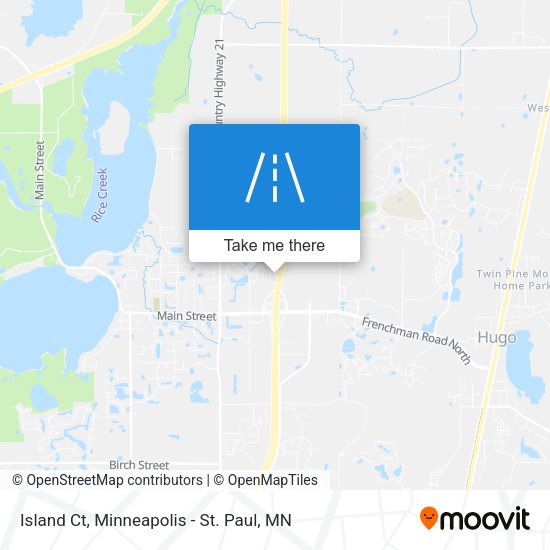 Island Ct map