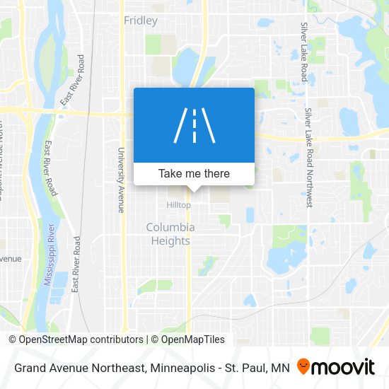 Grand Avenue Northeast map