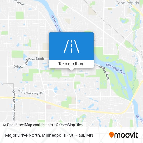 Major Drive North map