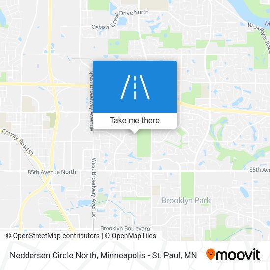 Mapa de Neddersen Circle North