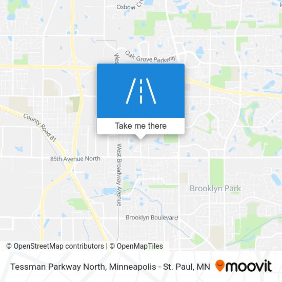 Tessman Parkway North map