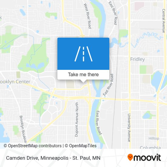 Camden Drive map