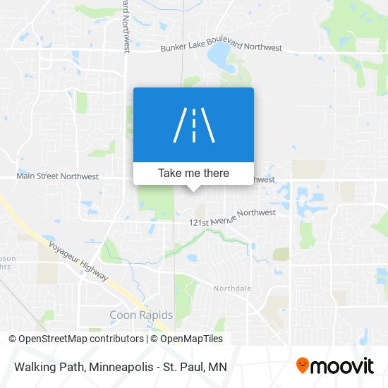 Walking Path map