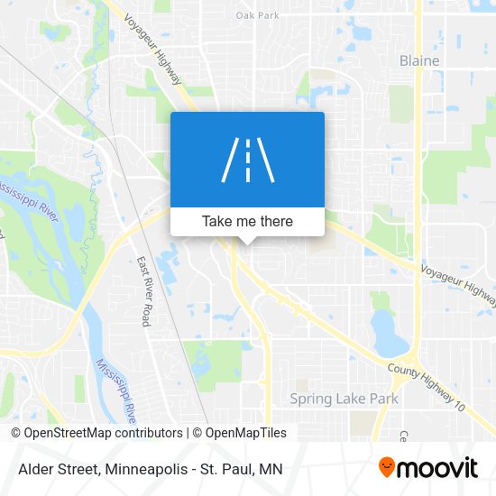Mapa de Alder Street