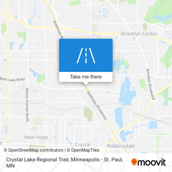 Mapa de Crystal Lake Regional Trail