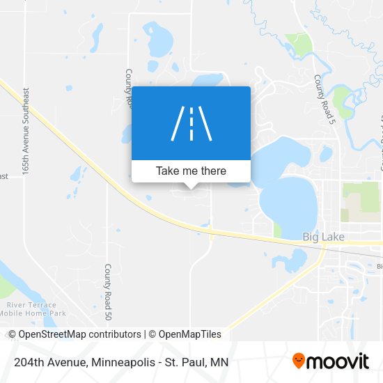 Mapa de 204th Avenue