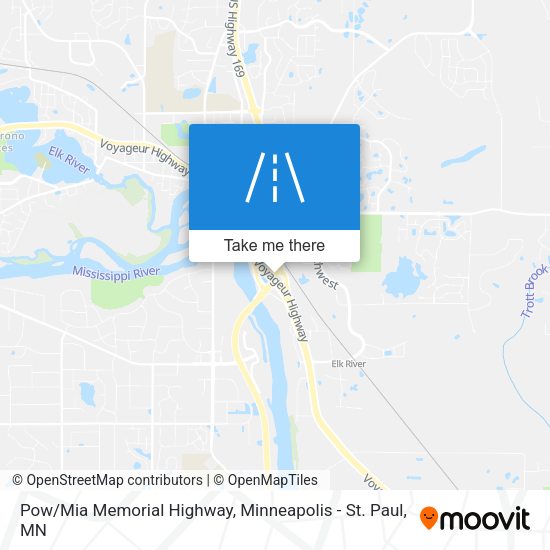 Mapa de Pow/Mia Memorial Highway