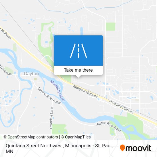 Quintana Street Northwest map